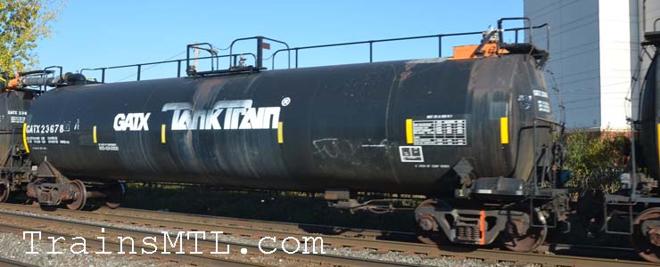 Car/wagon GATX23678 left side / coté gauche